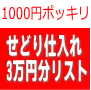 直近一カ月最新版せどり仕入れ商品リスト３万円分